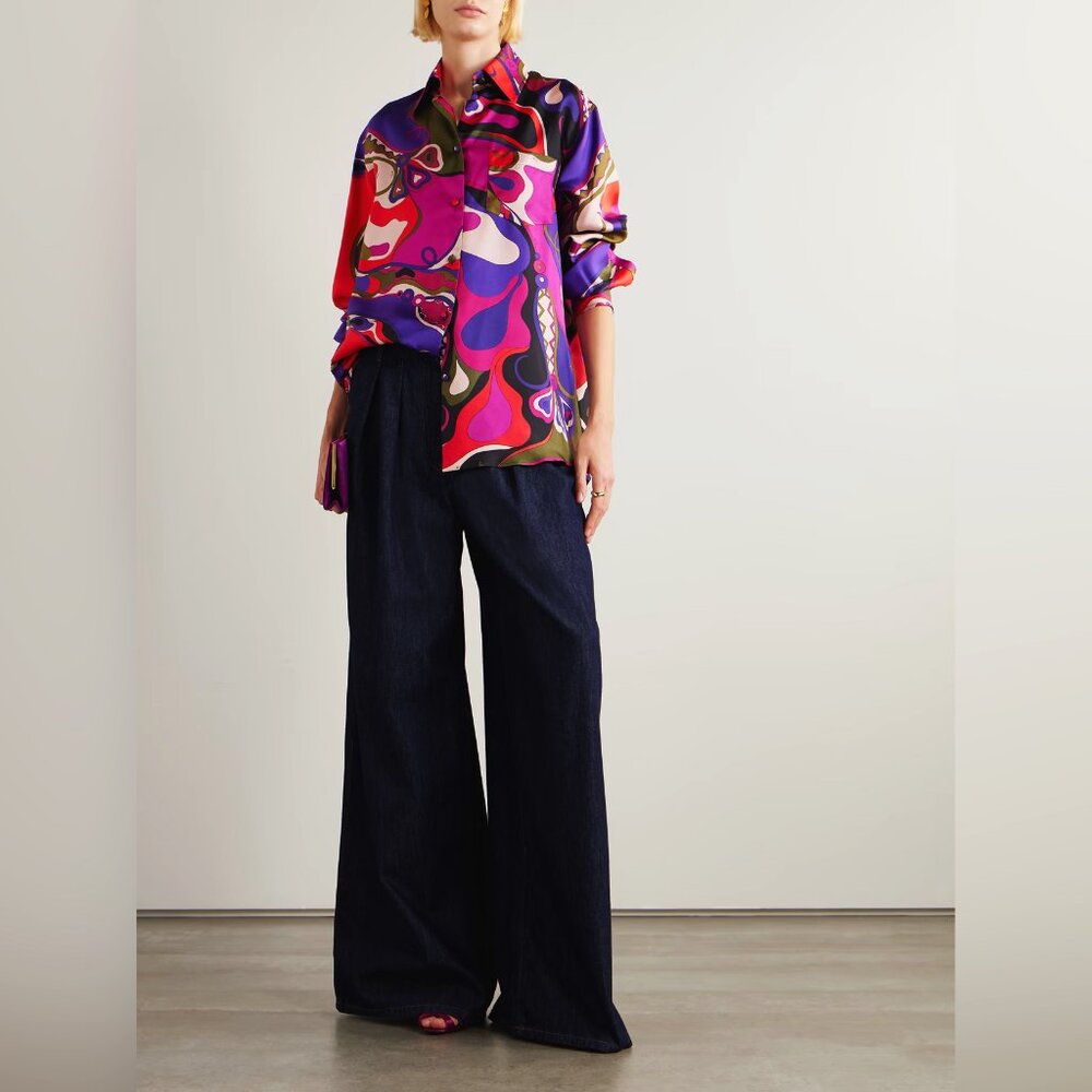 PUCCI Printed silk shirt